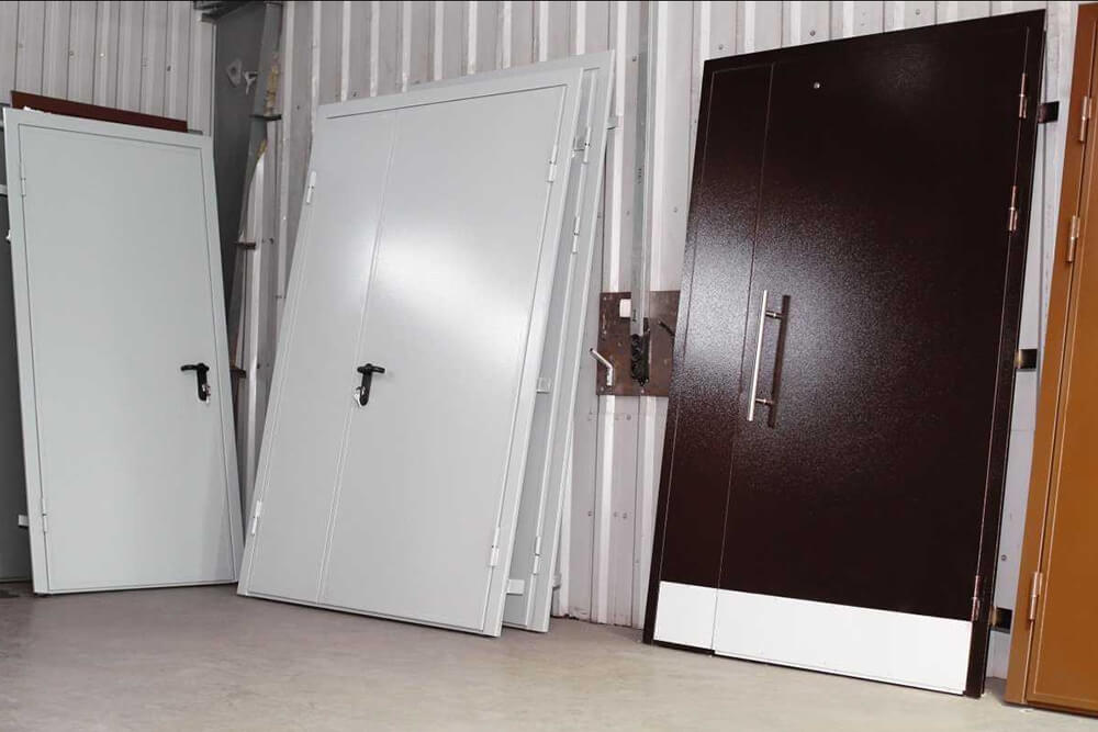 Бронированные противопожарные двери